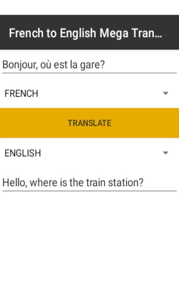 French to English Mega Translator - Preview 4
