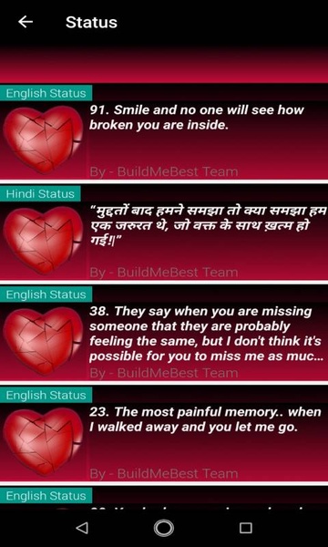Breakup Status in English & Hindi- Best Sad Quotes - Preview 4