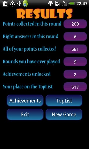 Trivia Quiz - Preview 4
