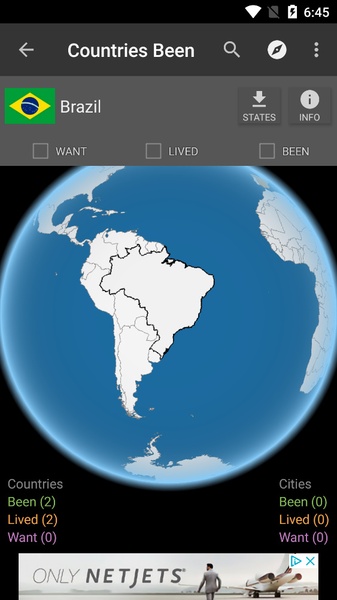 Countries Been - Preview 3