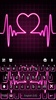 Pink Neon Heart Theme screenshot 1