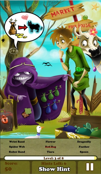 Hidden Object - Jack and The Beanstalk - FREE - Preview 2