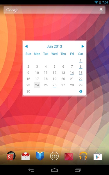 My Month Calendar Widget Lite - Preview 5