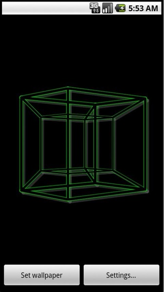 Hypercubed Live Wallpaper - Preview 1