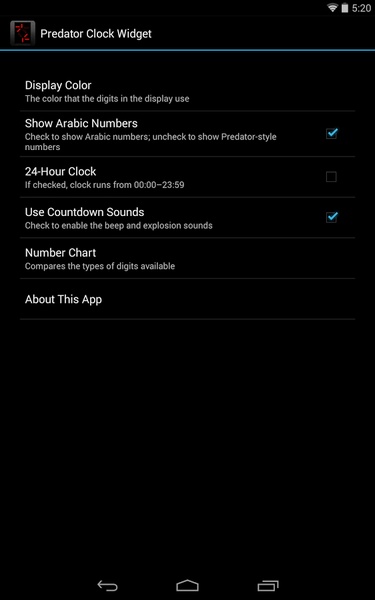 Predator Clock Widget - Preview 9