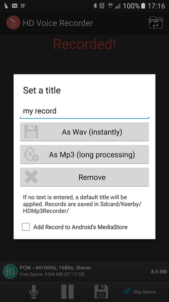 HD Voice Recorder - Preview 5