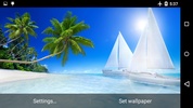 Tropical Beach Live Wallpaper screenshot 2