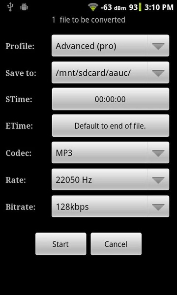 Android Audio Editor - Preview 2