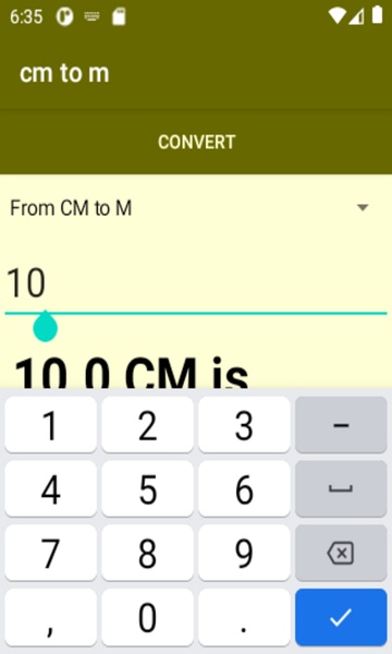 cm to m converter - Preview 3