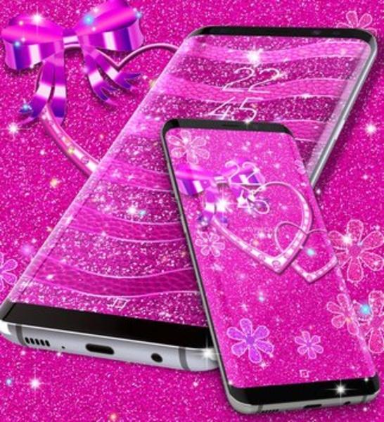 Pink glitter live wallpaper - Preview 1