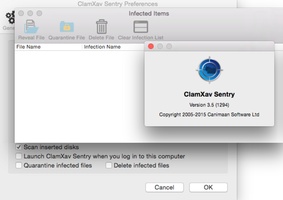 ClamXav screenshot 3