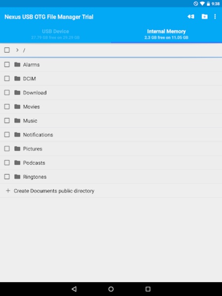 USB OTG File Manager for Nexus Trial - Preview 8
