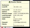 Router Status screenshot 1