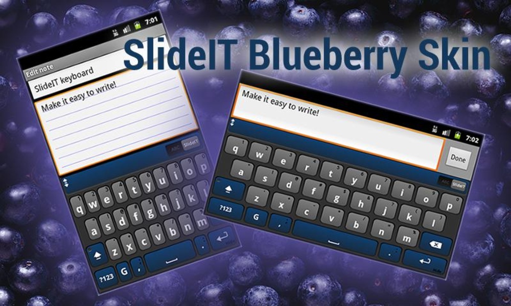 SlideIT Blueberry skin - Preview 4