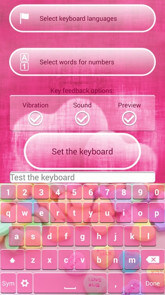 Love Keyboard Theme - Preview 5
