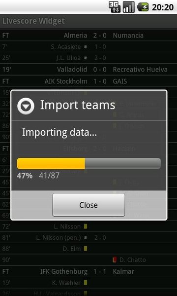 Livescore Widget - Preview 16