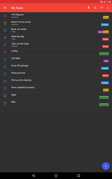 Tasks - Preview 8