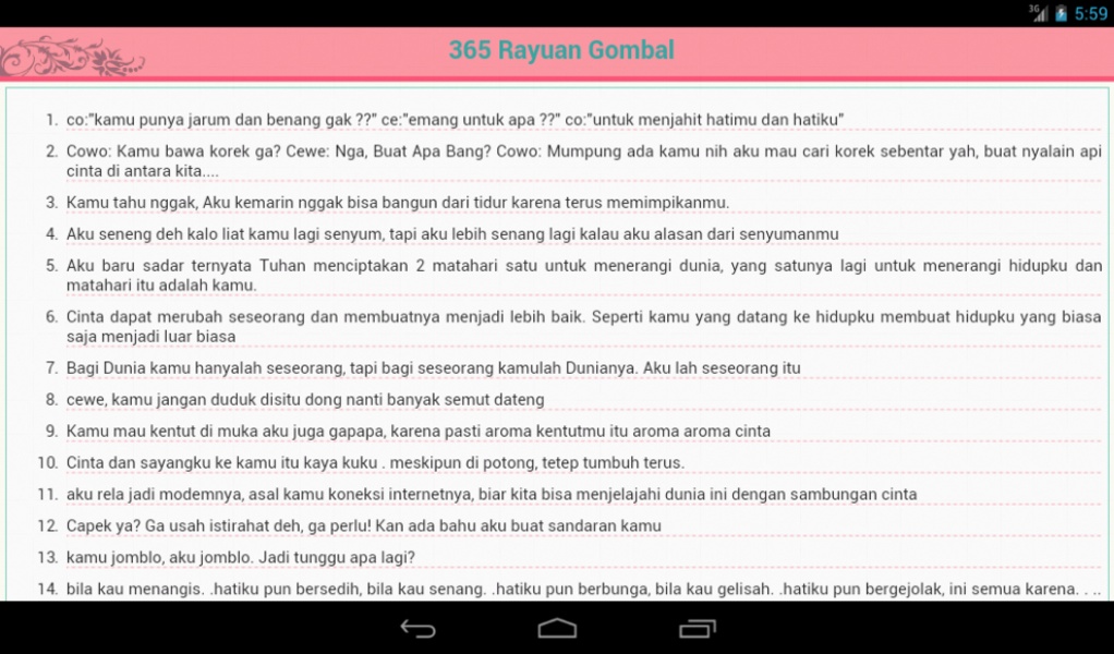 365 Rayuan Gombal - Preview 2