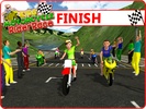 Kids MotorBike Rider Race 3D screenshot 1