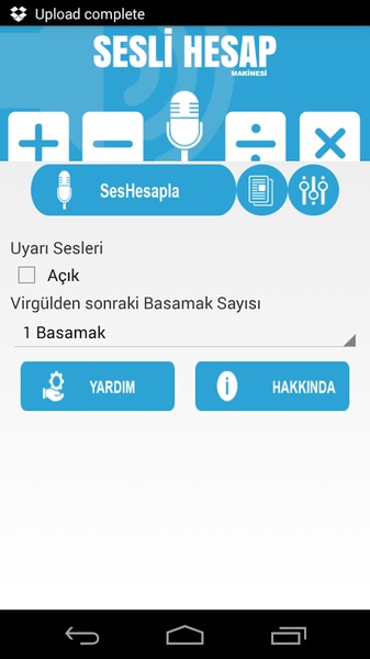 Sesli Hesap Makinesi - Preview 1