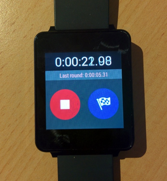 Stopwatch For Android Wear - Preview 2