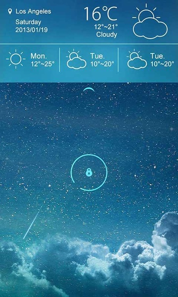 Starry Sky Theme - Preview 1