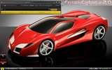 Ferrari Carbon Theme WinXP screenshot 1