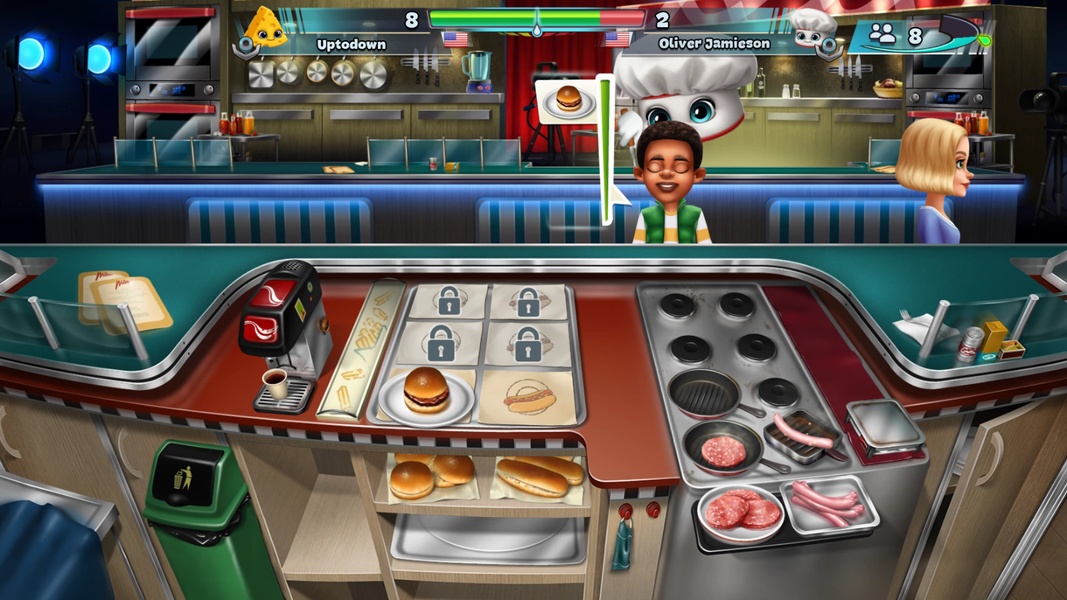 Cooking Fever - Chefs!👩🏿‍🍳👨‍🍳 An automatic cooking machine can really  make a difference in beating harder levels in the game.💪 Do you use it? 🧐