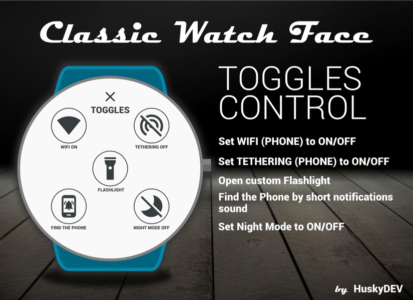 HuskyDEV Classic Watch Face - Preview 2