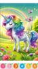 Unicorn Glitter Coloring Pages screenshot 4