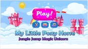My Little Pony Horse Jungle Jump Magic Unicorn Wor screenshot 1