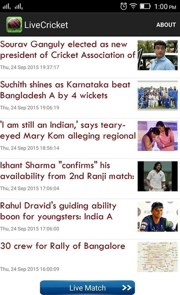 LiveCricket - Preview 1