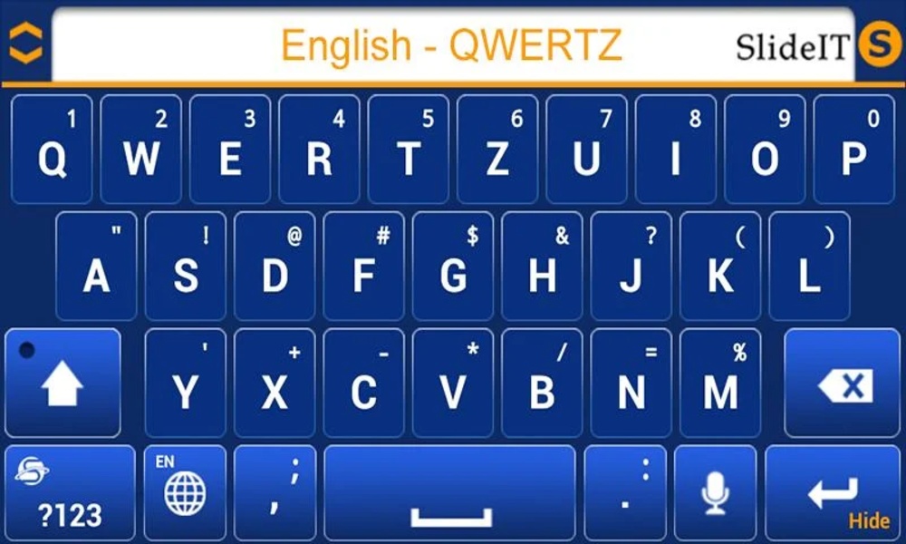 SlideIT English [QWERTZ] Pack - Preview 2