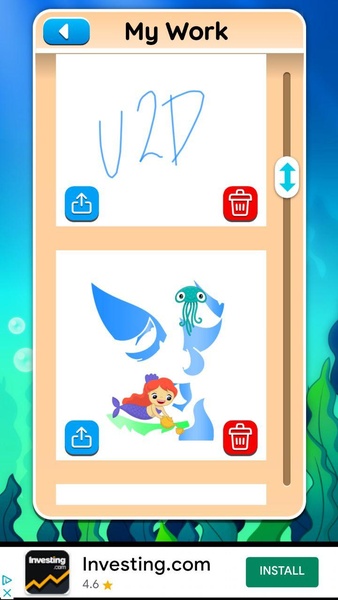 Coloring Mermaids - Preview 1