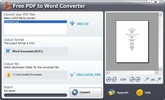 Free PDF to Word Converter screenshot 3