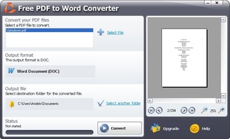 Free Pdf To Word Converter 52 For Windows - Download