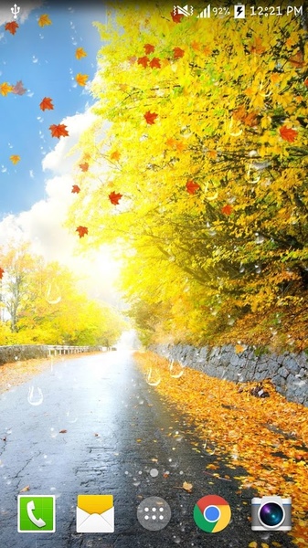 Maple Droplets Live Wallpaper - Preview 4
