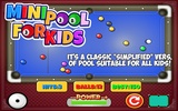 Mini Pool for Kids screenshot 9