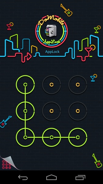 AppLock Theme Nightclub - Preview 1