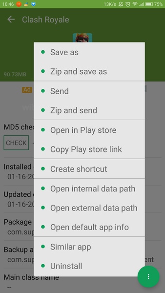 Andatsoft My APK - Preview 5