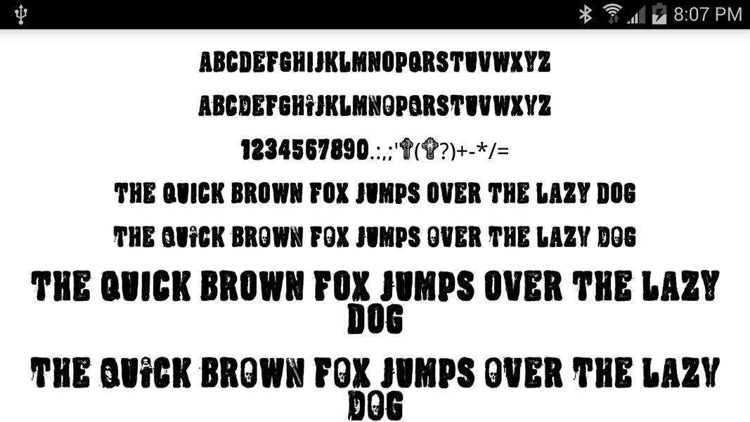Halloween Fonts 50 - Preview 5