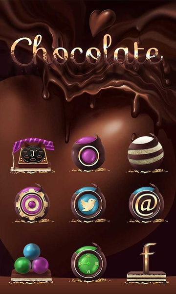 Chocolate GO Launcher - Preview 2
