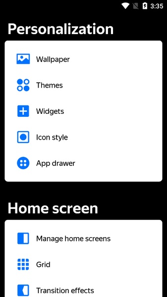 Yandex Launcher - Preview 4