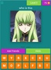Code Geass Character Quiz screenshot 4