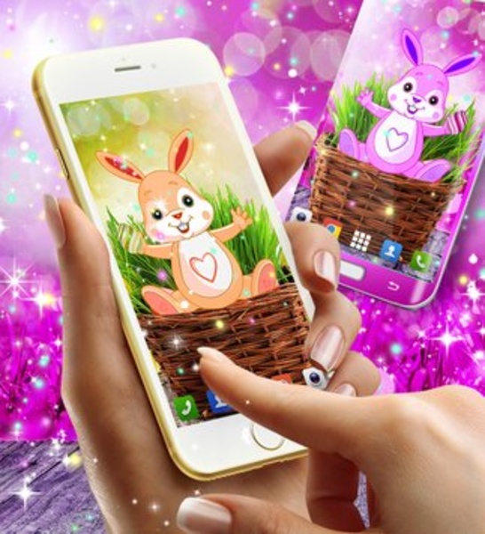 Cute bunny live wallpaper - Preview 2