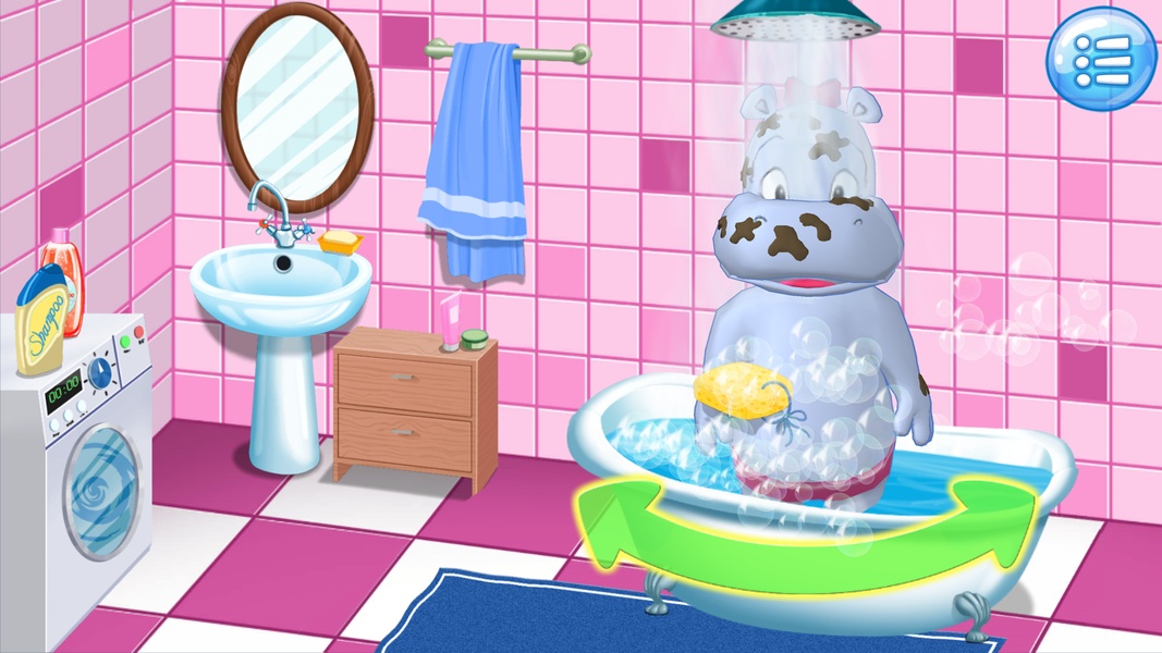 Hippo washing - Preview 3