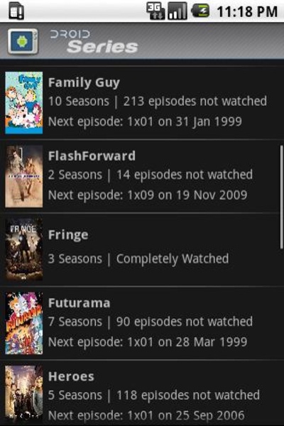 DroidSeries - Preview 2