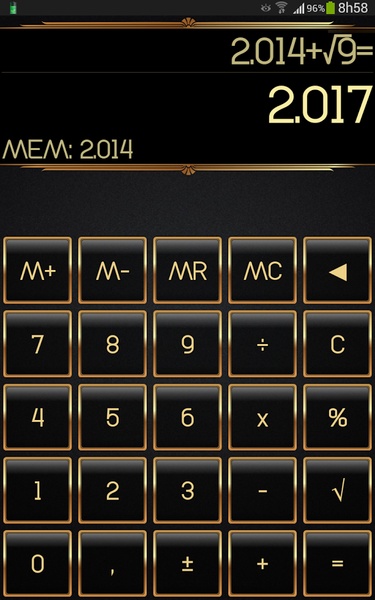 Skinnable Calculator - Preview 2