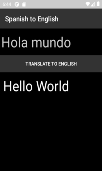 Spanish to English Translator - Preview 4