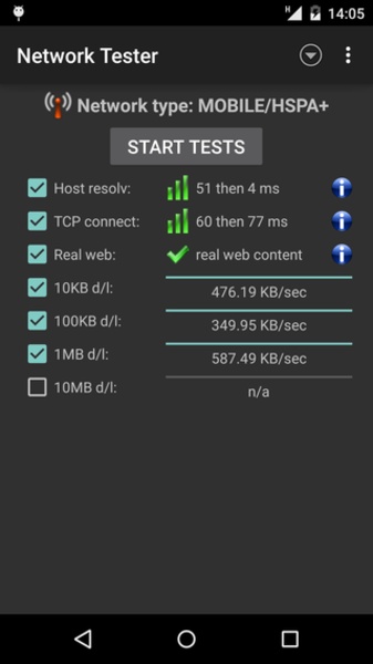 Network Tester - Preview 2